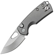 GiantMouse Tipsy Button Lock Titanium Folding Knife — Elmax / Gray [GM13617] — product view 1