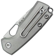GiantMouse Tipsy Button Lock Titanium Folding Knife — Elmax / Gray [GM13617] — product view 2