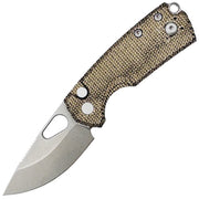 GiantMouse Tipsy Button Lock Green Micarta Folding Knife — Bohler N690 [GM13624] — product view 1