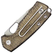 GiantMouse Tipsy Button Lock Green Micarta Folding Knife — Bohler N690 [GM13624] — product view 2