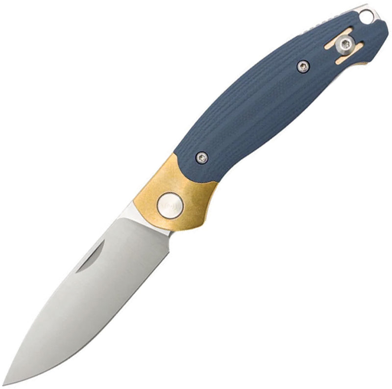 GiantMouse Farley Slip Joint Dusty Blue Folding Knife — Elmax [GM13716] — product view 1