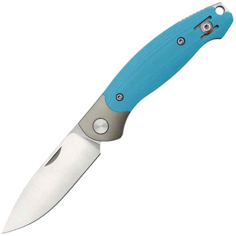 GiantMouse Farley Slip Joint Robin Egg Folding Knife — Elmax [GM13938] — product view 1