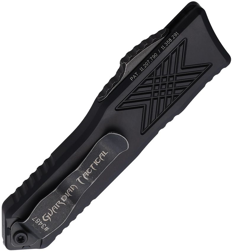Guardian Tactical Auto GTX025 OTF Tanto Blk Knife [12-3621]