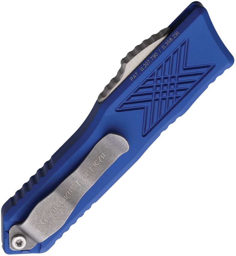 Guardian Tactical Auto GTX025 OTF SW Blue DP Knife [12-4511 BL]