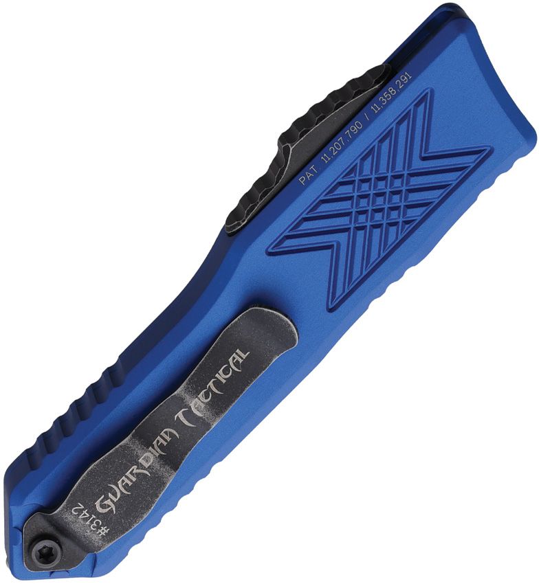 Guardian Tactical Auto GTX025 OTF SW Blue DP Knife [12-4611 BL]
