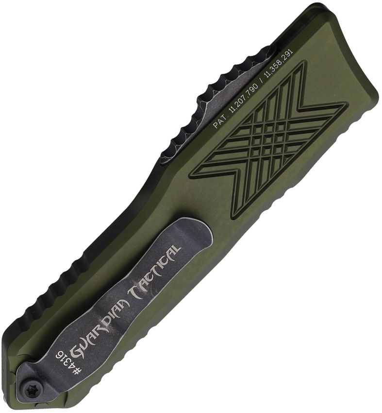 Guardian Tactical Auto GTX025 OTF OD DE Knife [12-8631 DE OD]
