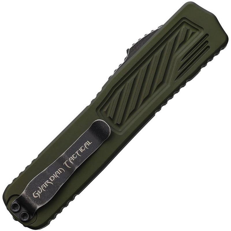 Guardian Tactical Auto Scout OTF Olive Drab BSW PS Knife [148612]