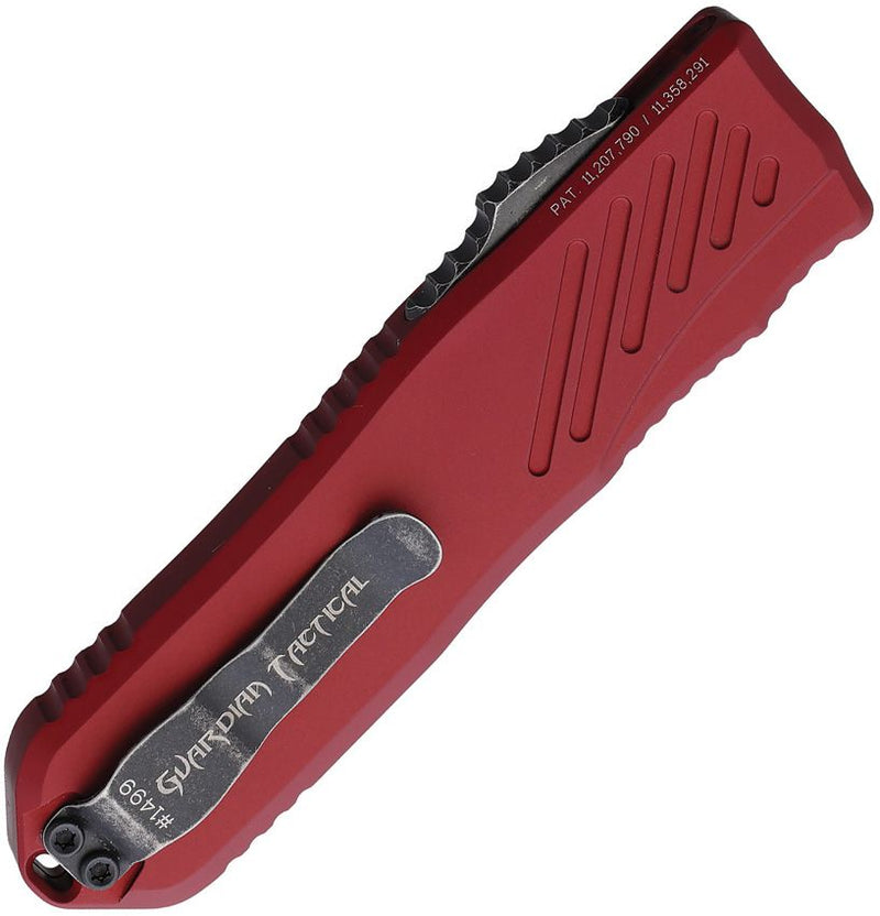 Guardian Tactical Auto Recon 035 G2 OTF Red Knife [94612-G2]