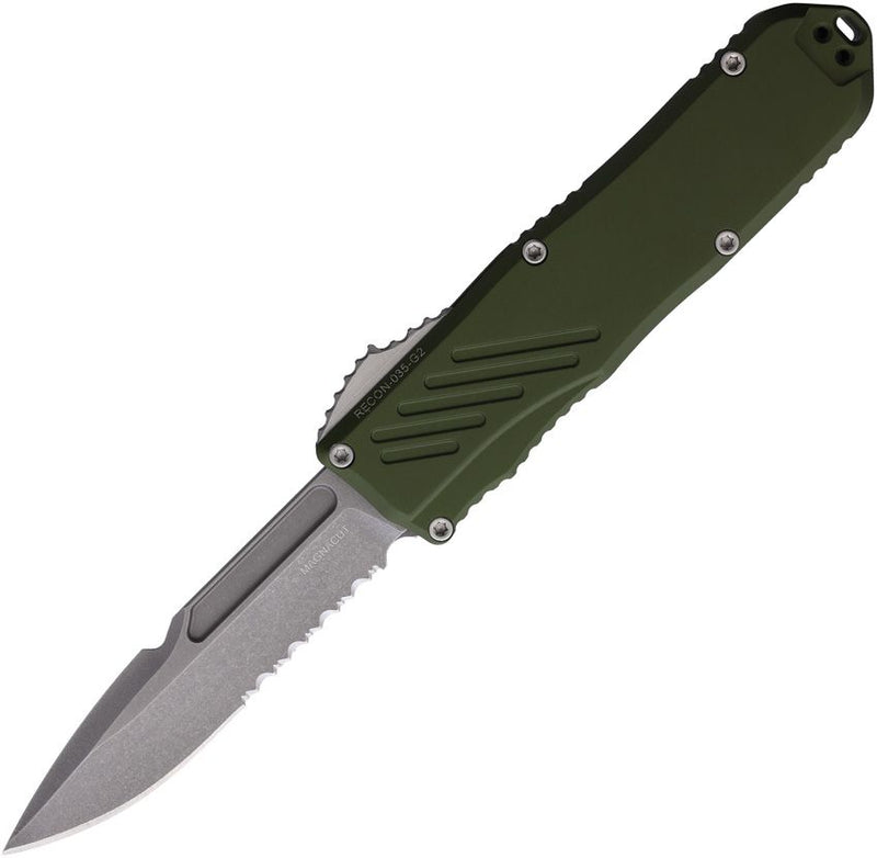 Guardian Tactical Auto Recon 035 OTF OD Serr Knife [98512]