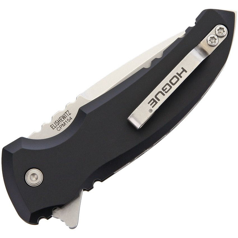 Hogue X1 Micro Button Lock Matte Blk Knife [24170]
