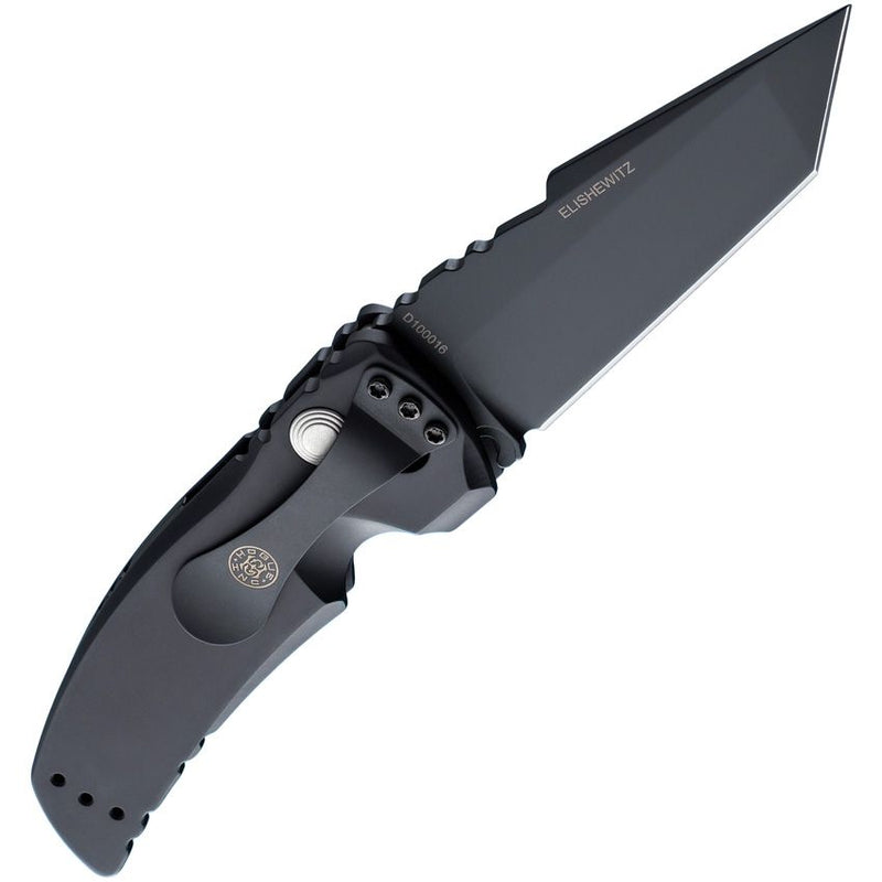 Hogue Auto Ex-A01 Button Lock Black Knife [34120]