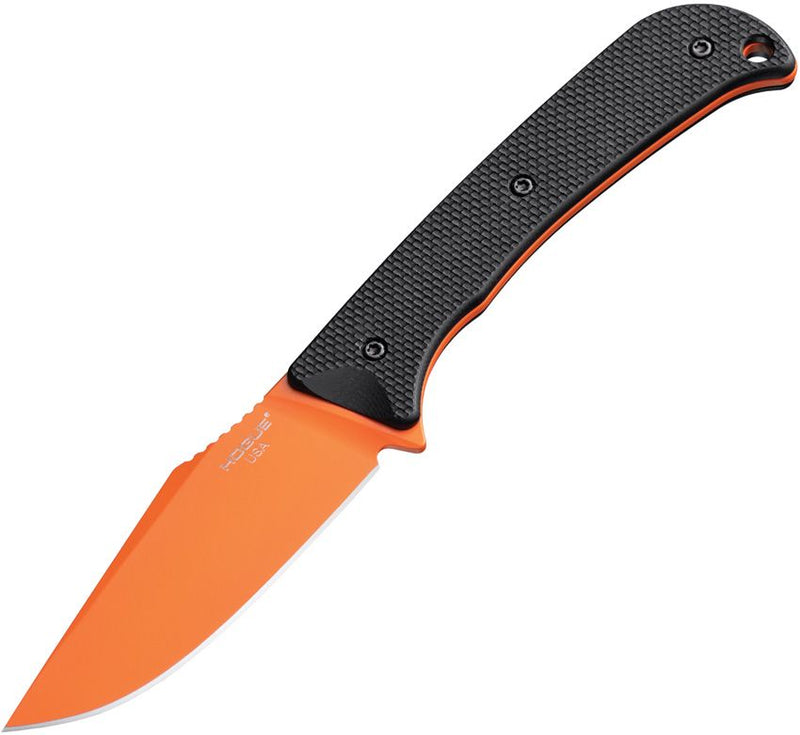Hogue Extrak Fixed Blade Orange G10 Knife [35864]