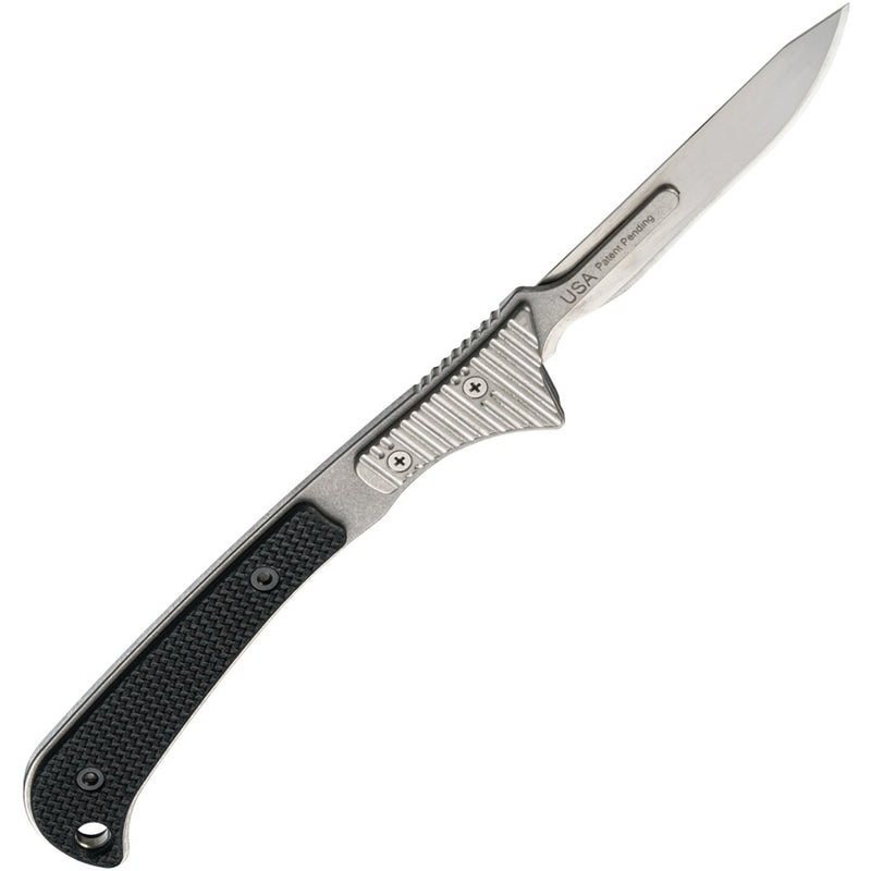 Hogue Expel Scalpel Black G10 Black G-10 (2.5" 440C) Fixed Blade Knife [35876] - product view 2