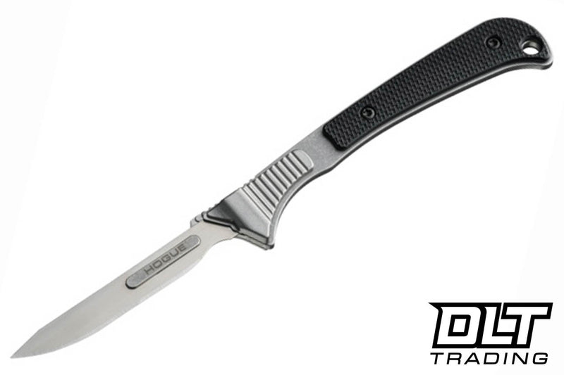 Hogue Expel Scalpel Black G10 Black G-10 (2.5" 440C) Fixed Blade Knife [35876] - product view 4