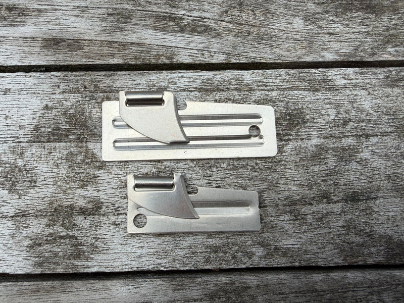 P-38 + P-51 Military Can Opener Set | US Shelby Co Style | WWII GI Survival Pocket Tin Opener
