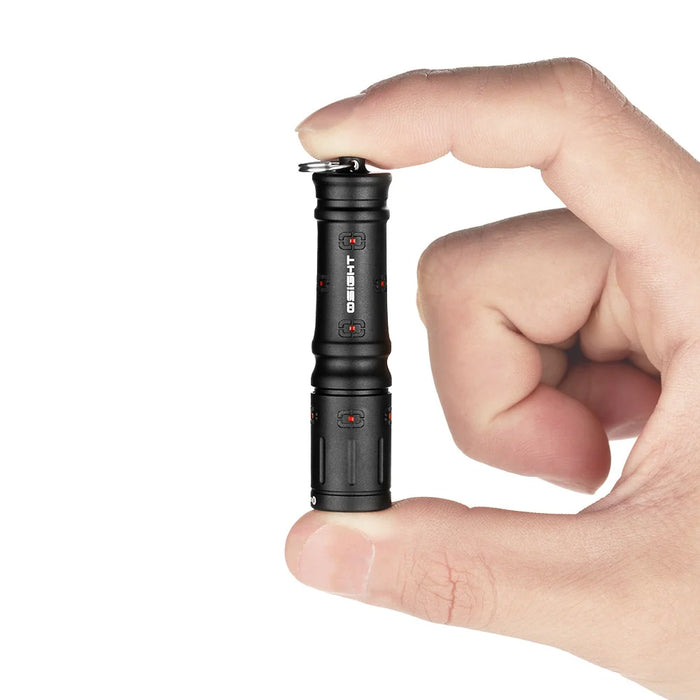 Olight I3E EOS Osight Edition Black Keychain Flashlight (I3EBKOsight)