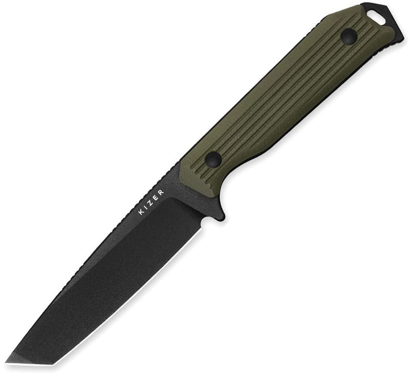 Kizer Begleiter Fixed Blade Green [1045MT2]
