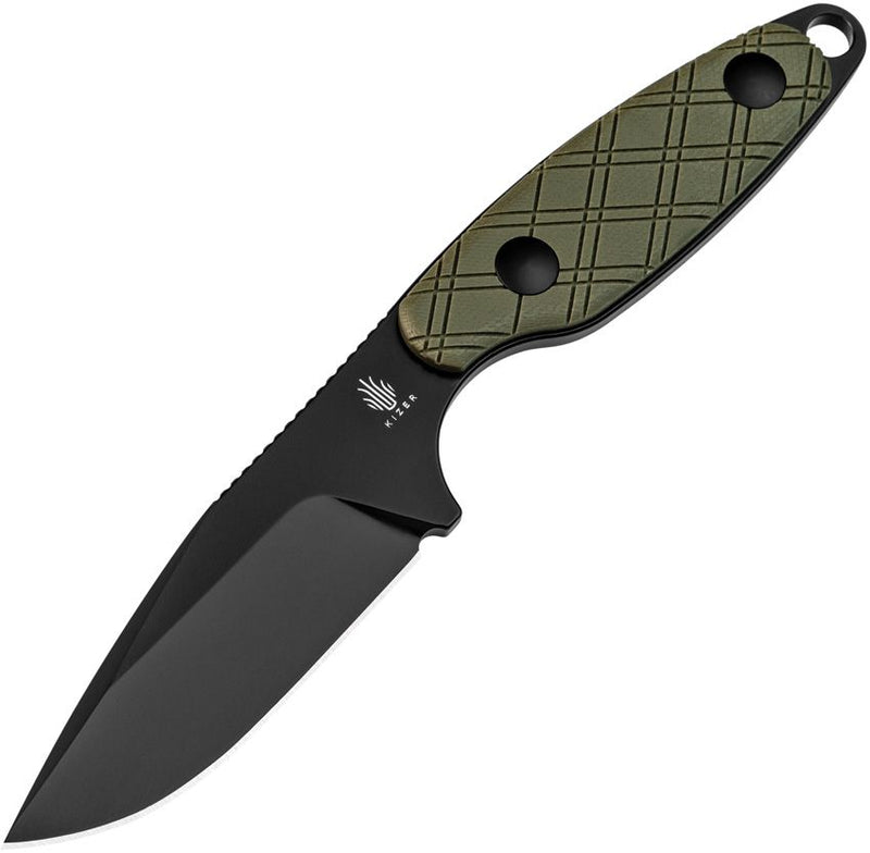 Kizer Muskrat Fixed Blade Green [1064A1]