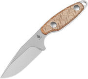 Kizer Muskrat Brown Micarta (3.15" 154CM) Fixed Blade Knife [1064C1] - product view 1
