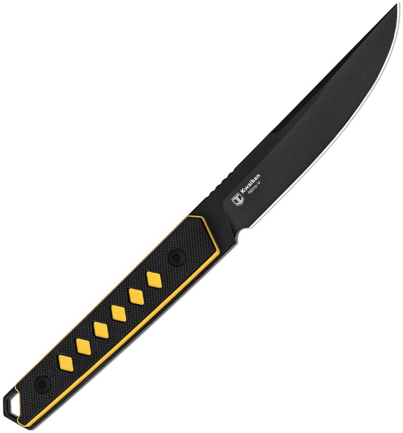Kizer Kwaiken Fixed Blade Black/Yel [1066A3]