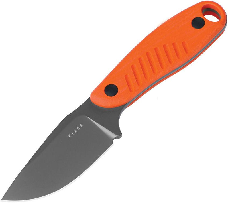 Kizer Hare Fixed Blade Orange [1077A1]