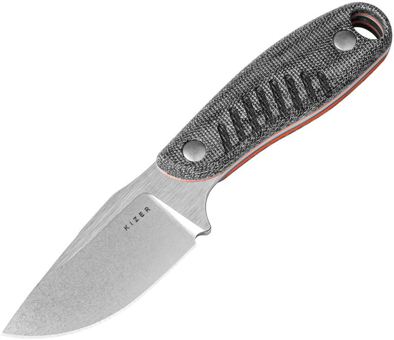 Kizer Hare Fixed Blade Blk Mic [1077A2]