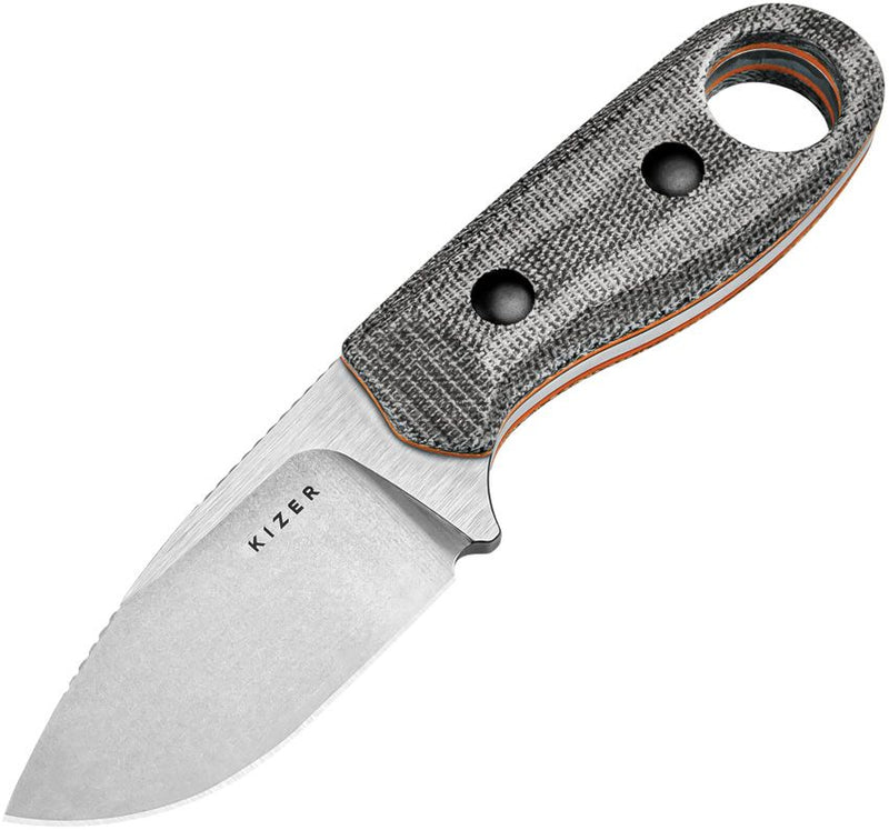 Kizer Beaver Fixed Blade Micarta [1078A2]