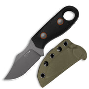 Kizer Beaver 2 Black G10 (2.75" Gray Stonewashed D2) Fixed Blade Knife [1078A3] - product view 5