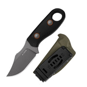 Kizer Beaver 2 Black G10 (2.75" Gray Stonewashed D2) Fixed Blade Knife [1078A3] - product view 6
