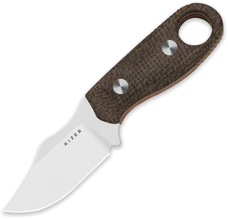Kizer Beaver Fixed Blade Micarta [1078A4]