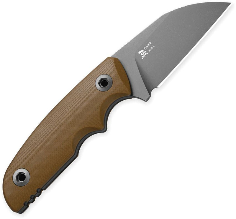Kizer Snick Fixed Blade Brn G10 [1085A2]