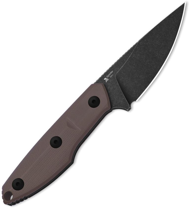 Kizer Splinter Fixed Blade Brown [1087A2]