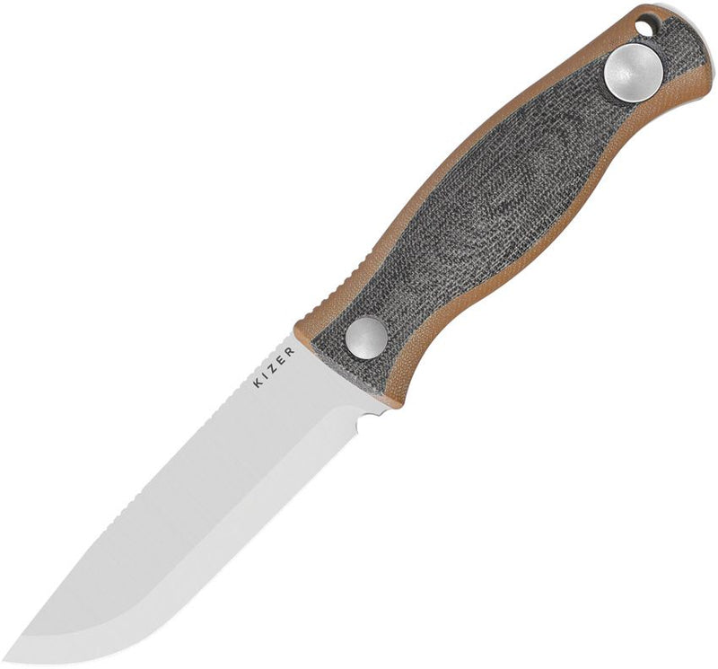 Kizer Polaris Fixed Blade Blk/brn [1100A1]