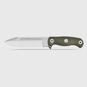 Kizer Drop Bear Fix 7 Green Micarta (6.51" Stonewashed AEB-L) Fixed Blade Knife [1103A1] - product view 4
