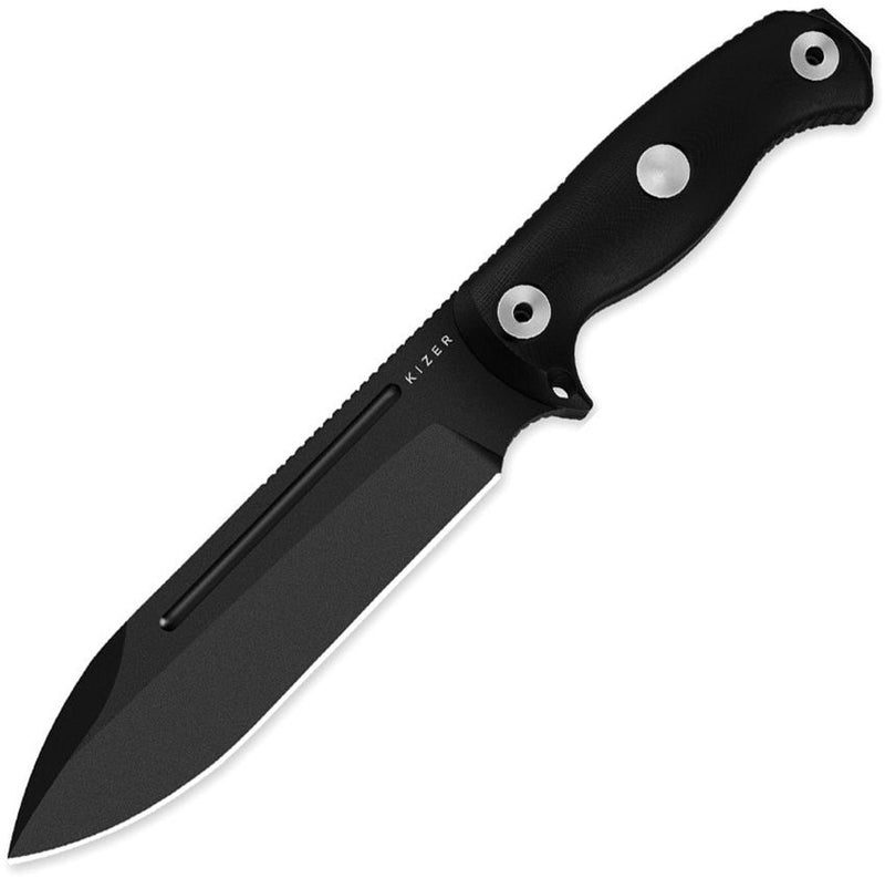 Kizer Drop Bear 7 Fixed Blade Blk [1103A2]