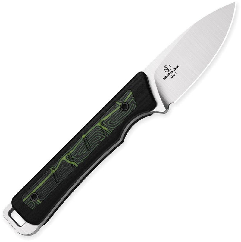 Kizer Whiskey Jack Fixed Blade Grn [1108A3]