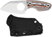 Kizer Nightjar Multicolored vortex pattern micarta AUS-10 Fixed Blade Knife [1114A3] - product view 2