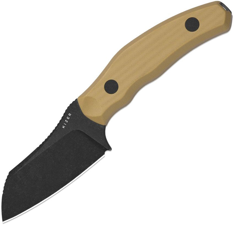 Kizer Bulldog Fixed Blade Tan [1116A2]