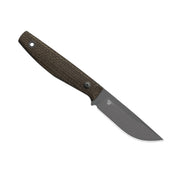 Kizer Dingo Brown Micarta (3.51" Gray PVD Coating & Stonewashed AEB-L) Fixed Blade Knife [1121A1] - product view 5