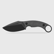 Kizer Cabox II Black Micarta (3.59" Black PVD Coating AEB-L) Fixed Blade Knife [1128A1] - product view 3