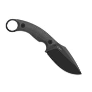 Kizer Cabox II Black Micarta (3.59" Black PVD Coating AEB-L) Fixed Blade Knife [1128A1] - product view 5
