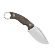 Kizer Cabox II Brown Micarta (3.59" Satin AEB-L) Fixed Blade Knife [1128A2] - product view 5