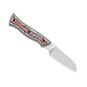 Kizer Whip Tail Multicolored vortex pattern micarta & GID G10 (3.25" Satin AEB-L) Fixed Blade Knife [1131A2] - product view 5