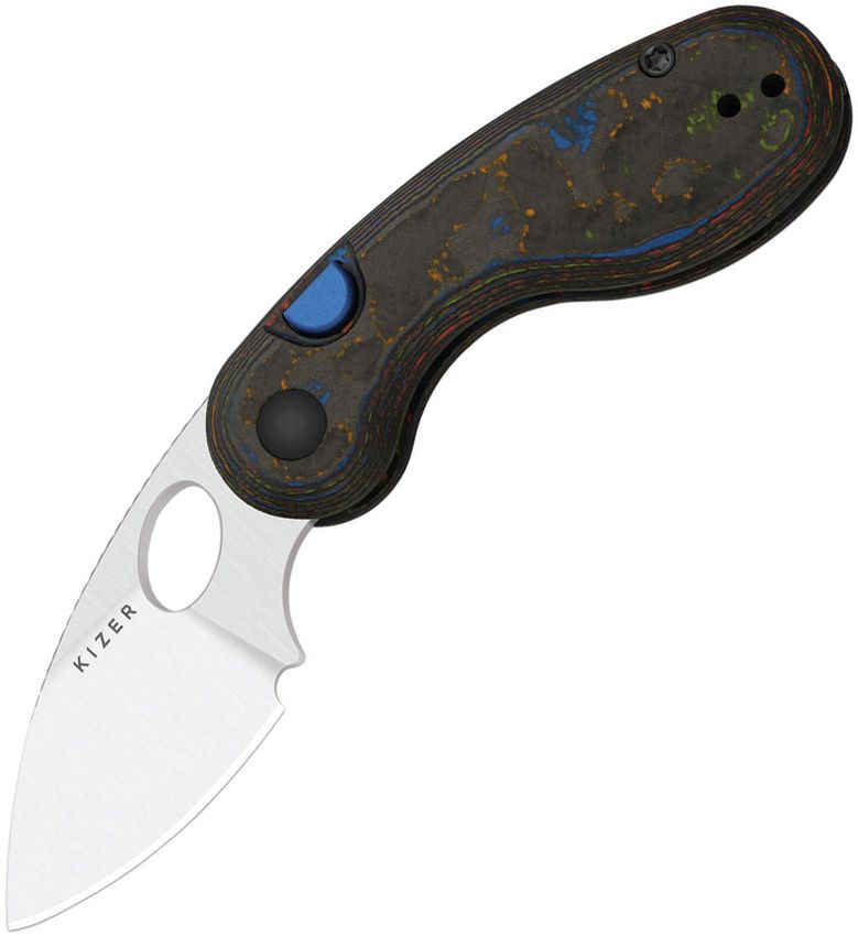 Kizer Microbe Button Linerlock 80s Folding Knife [KI2742A1]