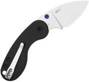 Kizer Microbe DSJ AirTi Black Aluminum (2.19" Satin S35VN) Folding Knife [KI2742DSJA1] - product view 3