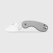 Kizer Microbe TSJ AirTi Light Gray Aluminum (2.14" Stonewashed S35VN) Folding Knife [KI2742TSJA1] - product view 4