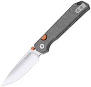Kizer Begleiter 2.9 Gray Aluminum (2.97" Satin S35VN) Folding Knife [KI3458.2BDA1] - product view 1