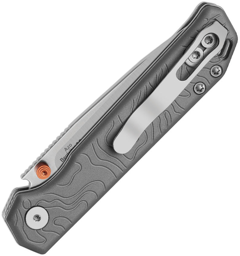 Kizer Begleiter 2.9 Gray Aluminum (2.97" Satin S35VN) Folding Knife [KI3458.2BDA1] - product view 2