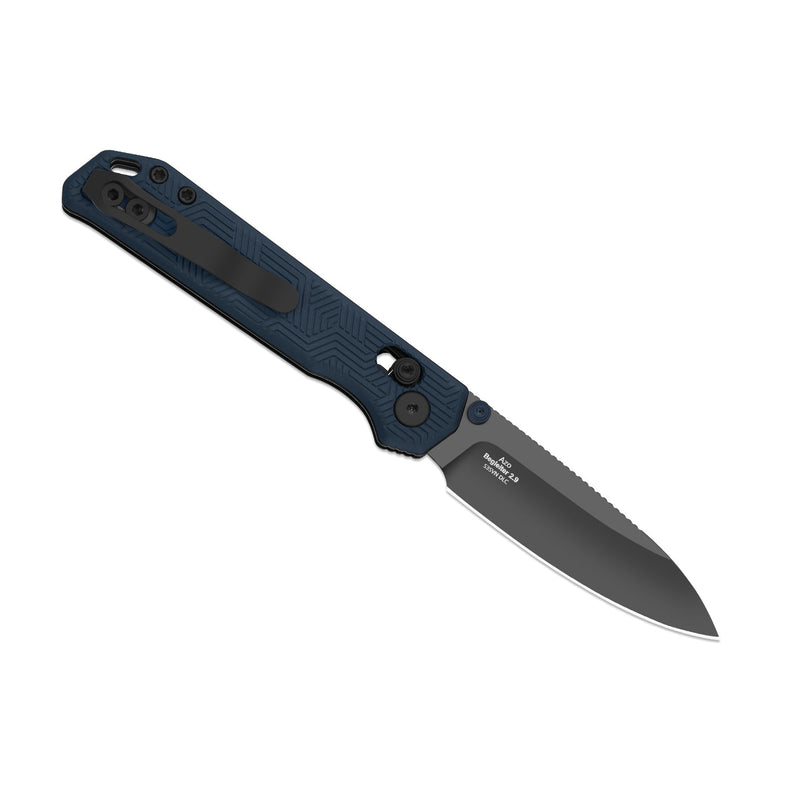 Kizer Begleiter 2.9 Blue Aluminum (2.97" Matte DLC Ultra S35VN) Folding Knife [KI3458.2CDA1] - product view 6