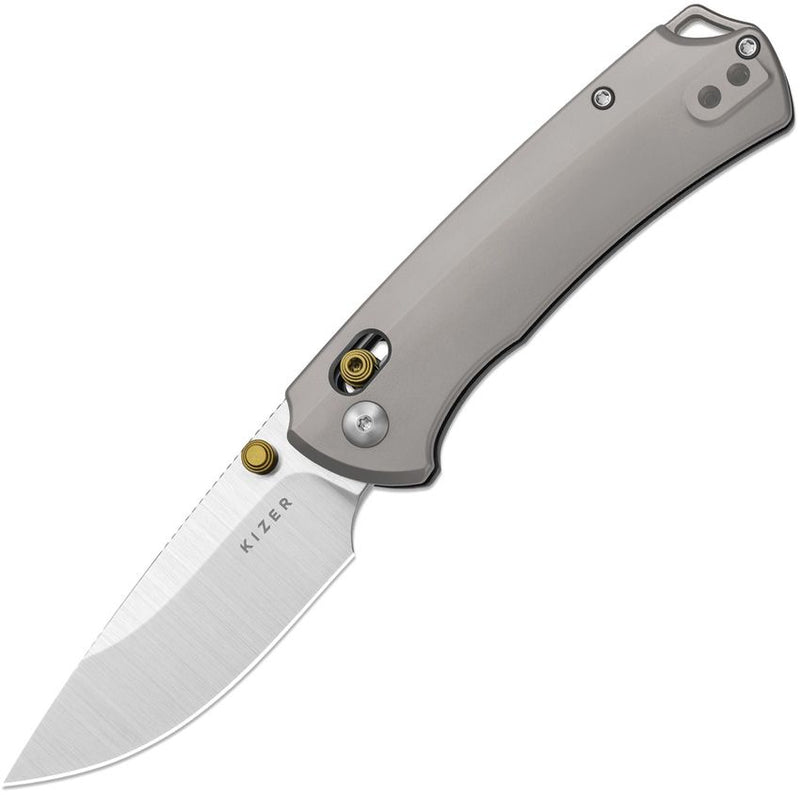 Kizer T1 Clutch Lock Gray Folding Knife [KI3490.2CDA1]